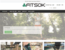 Tablet Screenshot of fitsok.com